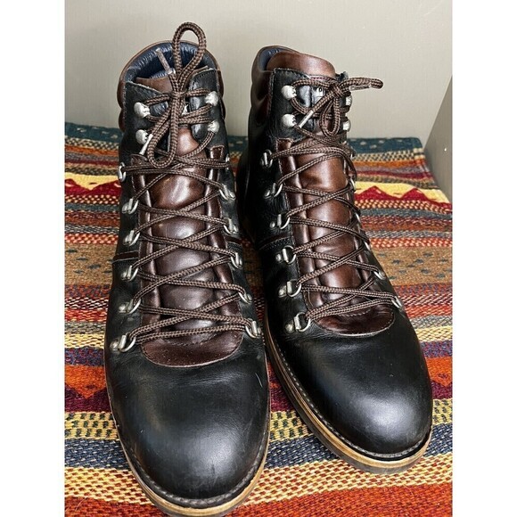 Pikolinos Mens Black Leather Lace Up Ankle Boots Size 48 - Picture 6 of 9